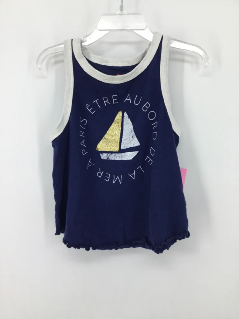 Crewcuts Child Size 6 Navy Tank top - girls