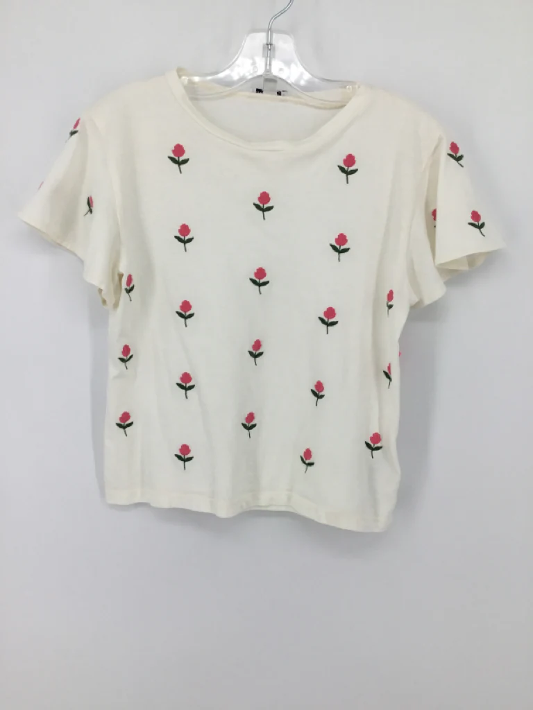 Crewcuts Child Size 8 White T-shirt - girls