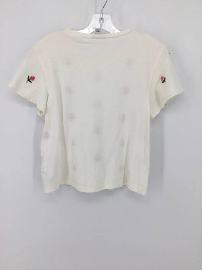 Crewcuts Child Size 8 White T-shirt - girls - Image 2