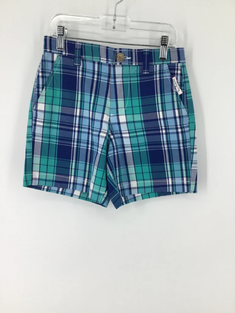 crown & ivy Child Size 8 Blue Plaid Shorts - boys