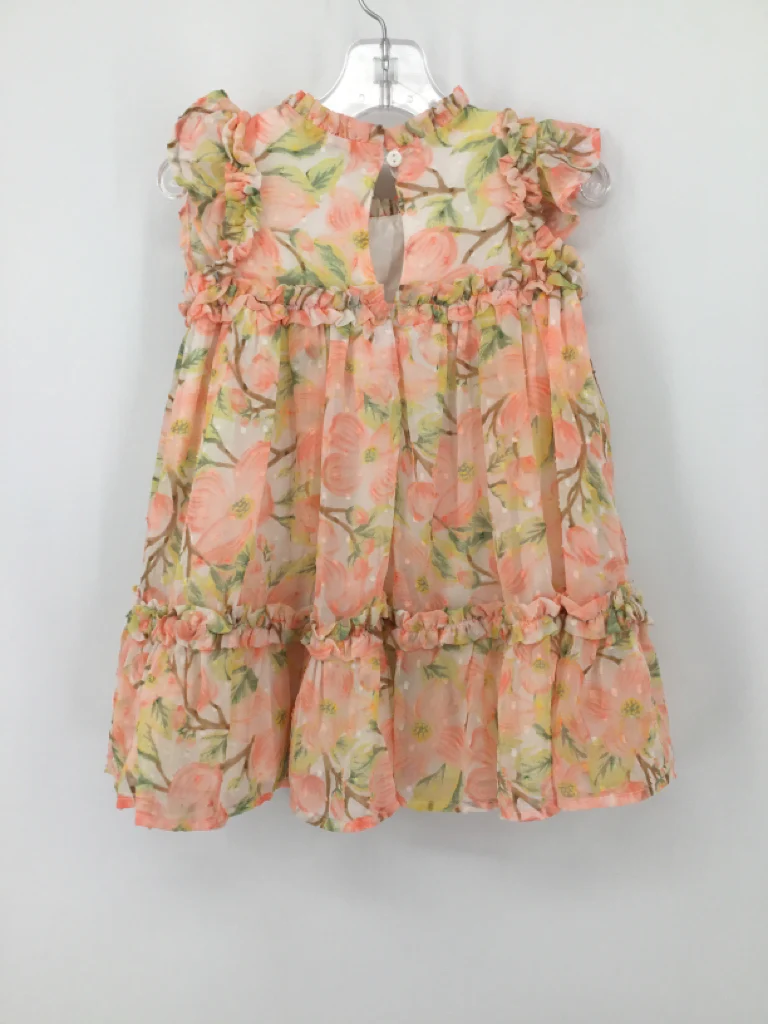 Cupcakes & Cashmere Child Size 24 Months Peach Dress - girls - Image 2