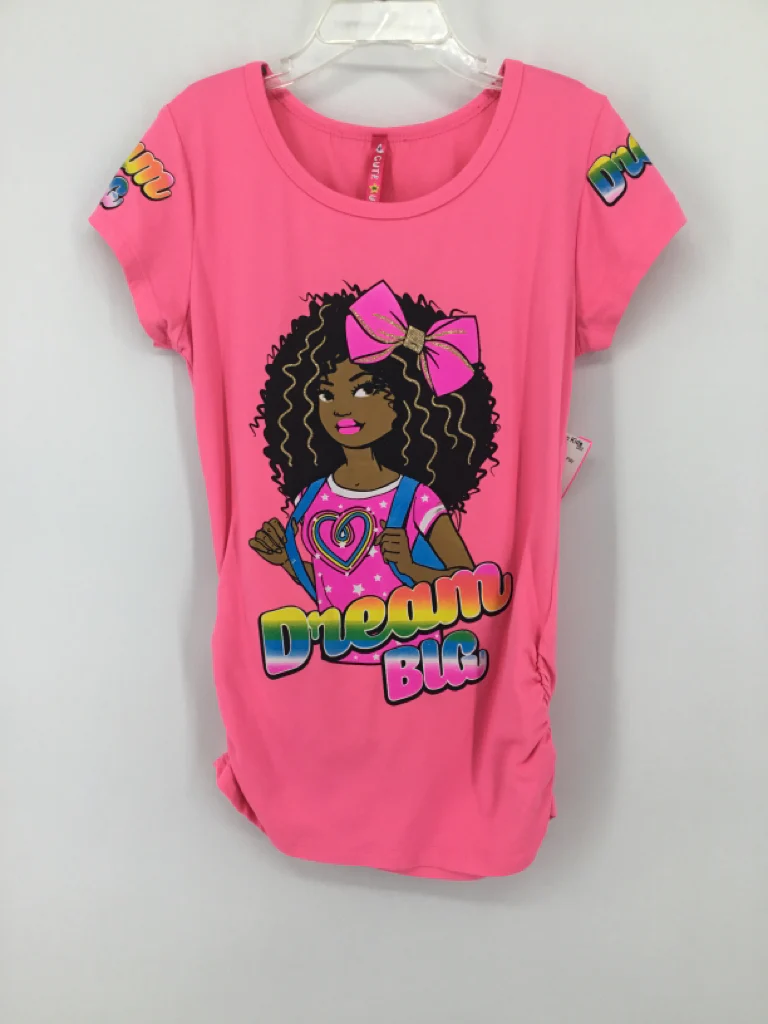 Cute 4 U Child Size 8 Pink T-shirt - girls