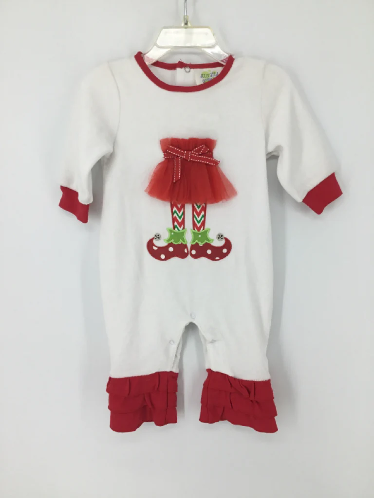 Decorated Originals for kids Child Size 6 Months Red Christmas Outfit