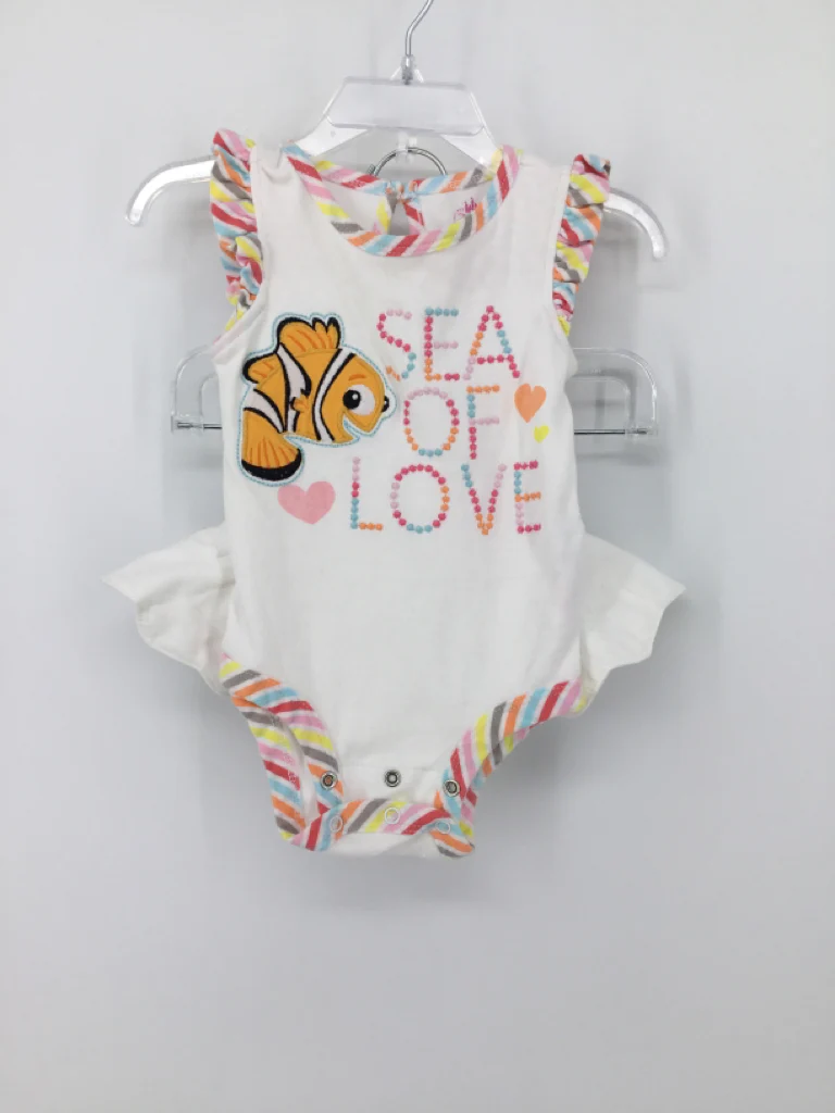 Disney Child Size 12-18 Months White Outfit - girls