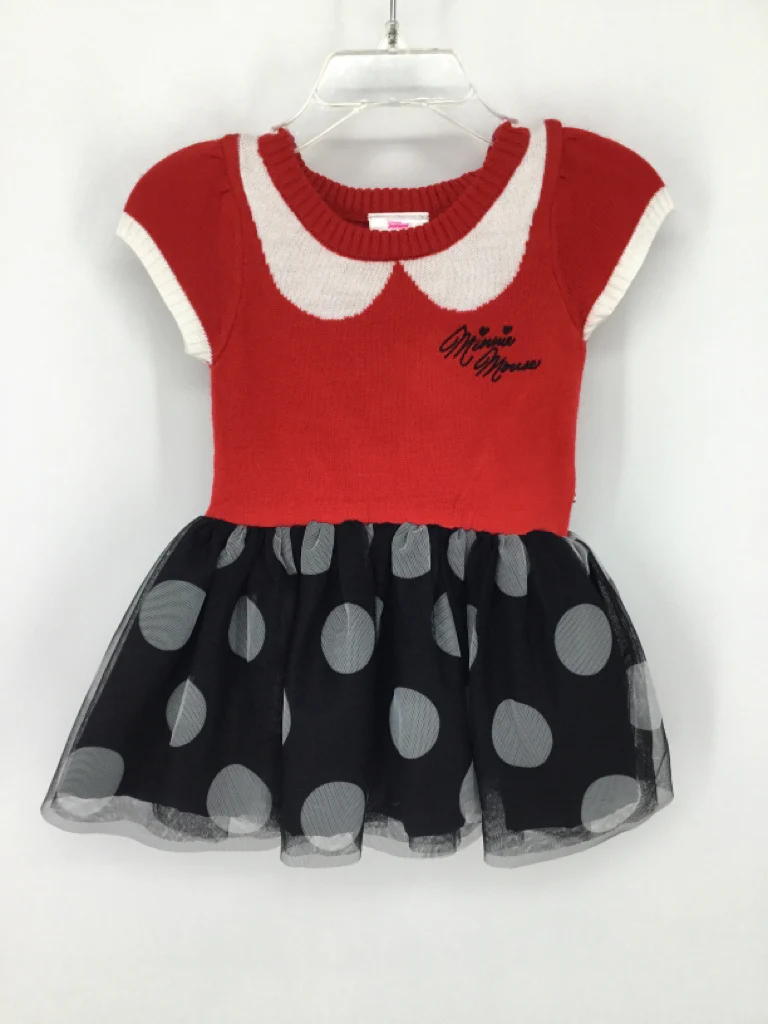 Disney Child Size 12 Months Red Dress - girls