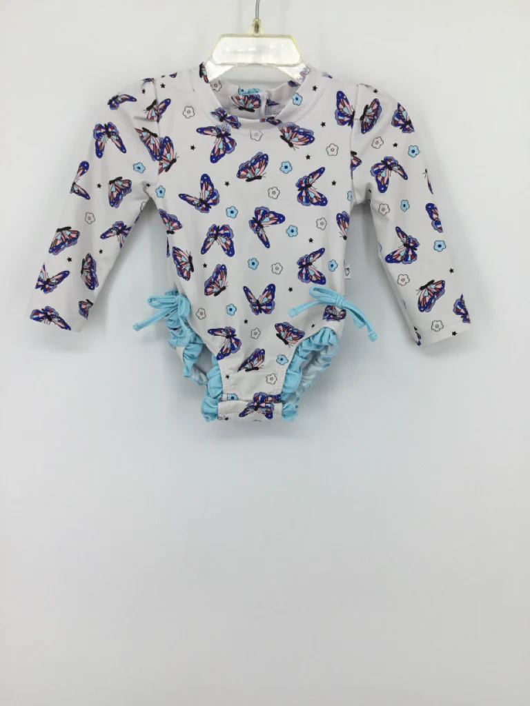 Dream Big Little Child Size 3-6 Months Blue Swimwear - girls