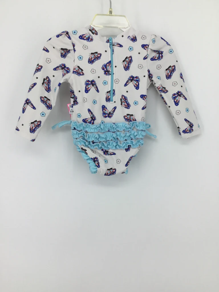 Dream Big Little Child Size 3-6 Months Blue Swimwear - girls - Image 2