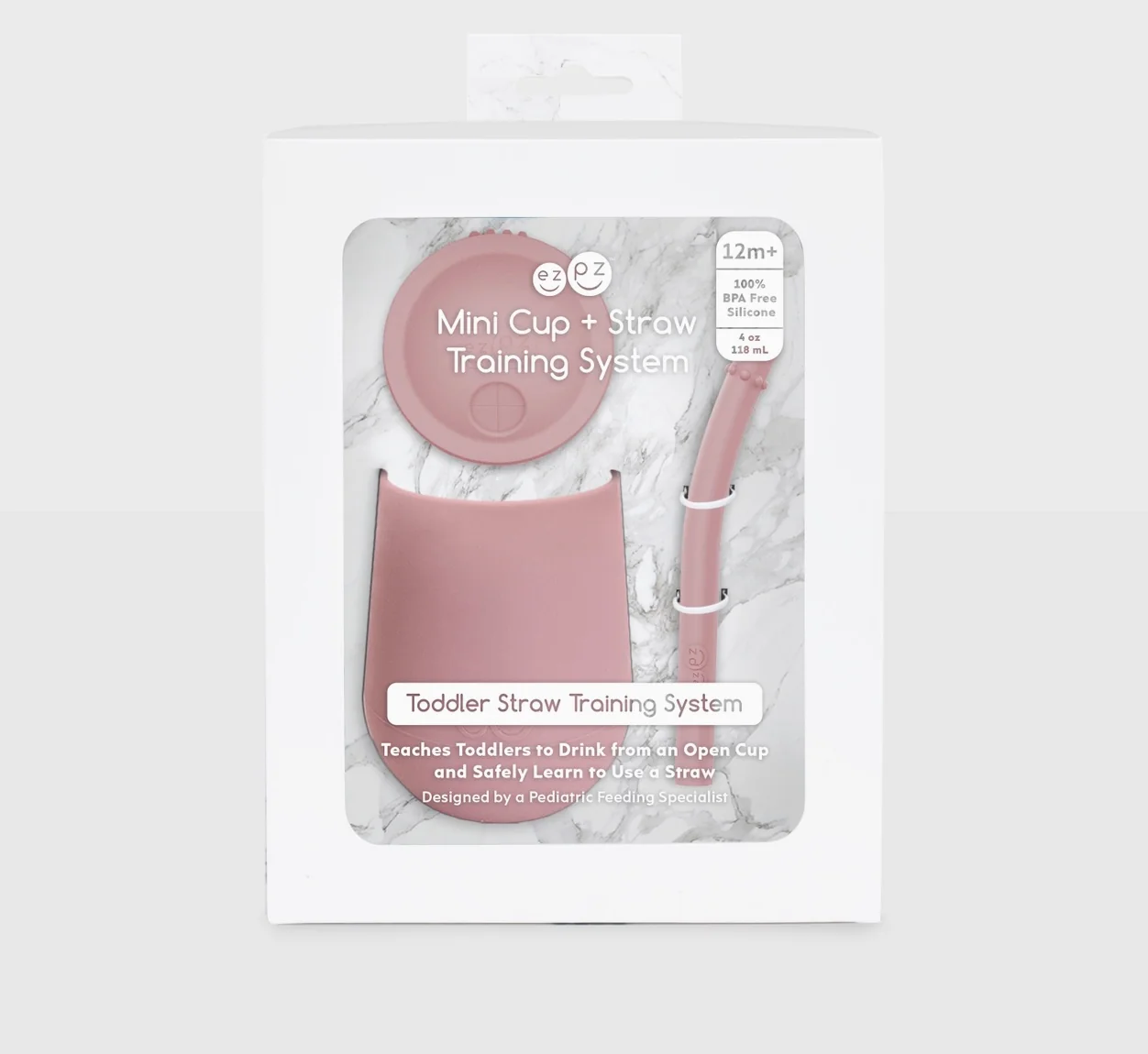 EzPz - Mini Cup & Straw Training System (Blush)