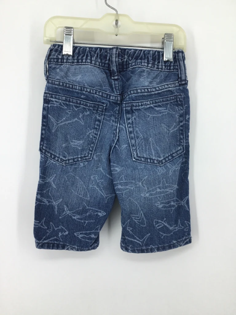 Gap Denim Child Size 4 Blue Sharks Shorts - boys - Image 2
