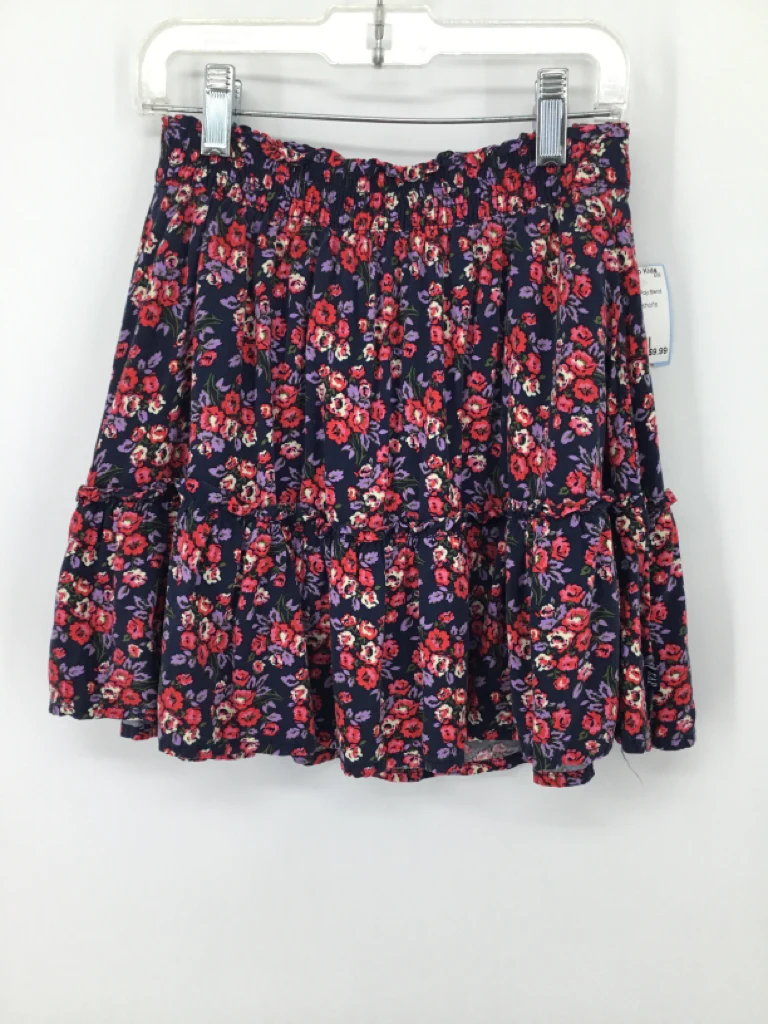 Gap Kids Child Size 7 Navy Print Skirts - girls