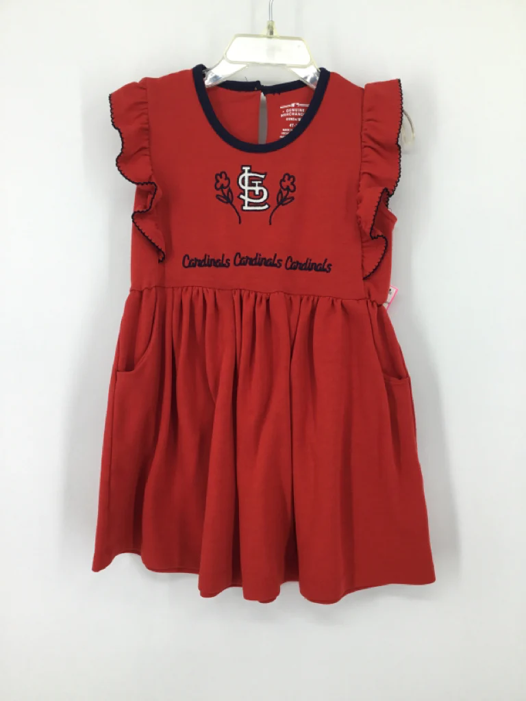 Genuine Merchandise Child Size 4 Red Dress - girls