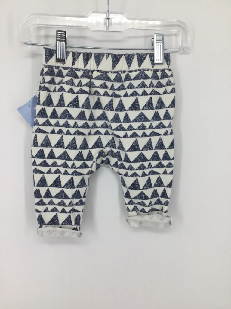 Gymboree Child Size 3-6 Months Blue Print Pants - boys - Image 2