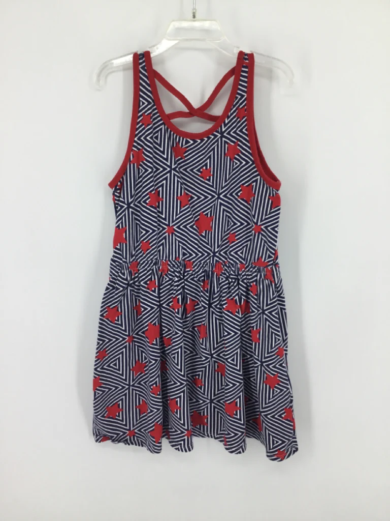 Gymboree Child Size 7 Navy Stars & Stripes Dress