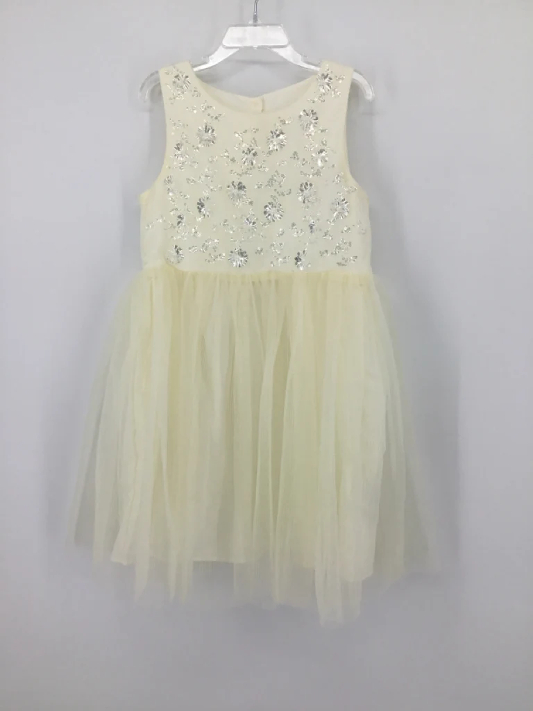 H & M Child Size 6 Cream Dress - girls