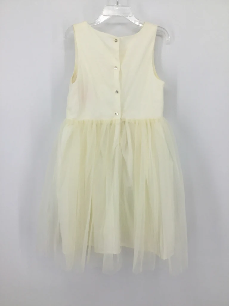 H & M Child Size 6 Cream Dress - girls - Image 2
