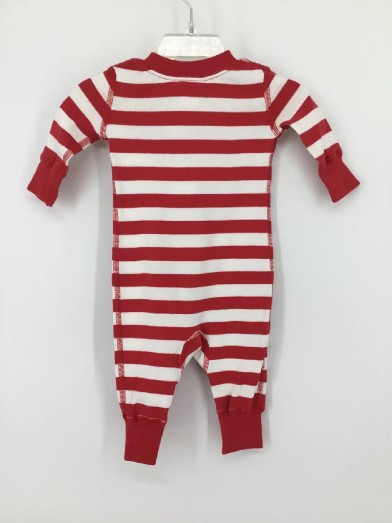 Hanna Andersson Child Size 0-3 Months Red Stripe Pajamas - boys - Image 2