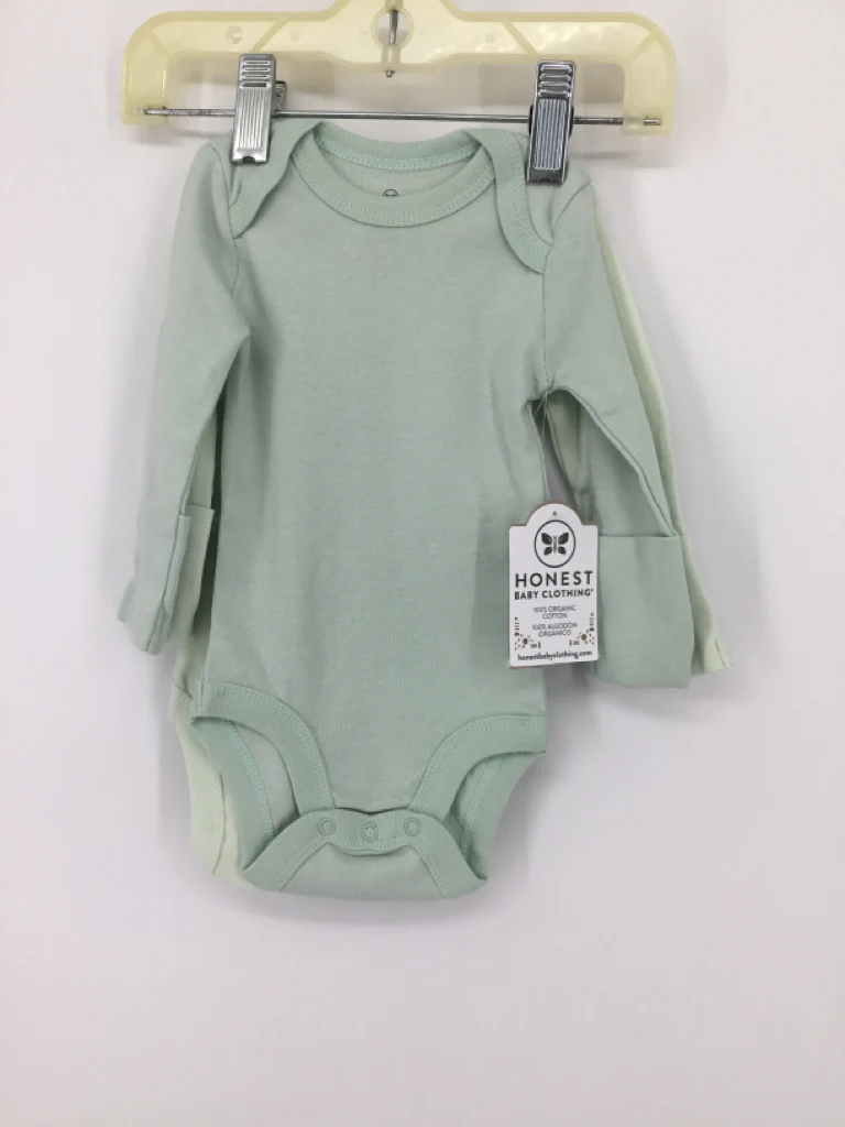 Honest Baby Clothing Child Size Newborn Green Onesie