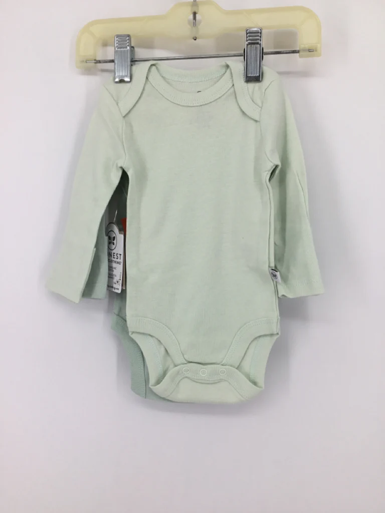 Honest Baby Clothing Child Size Newborn Green Onesie - Image 3