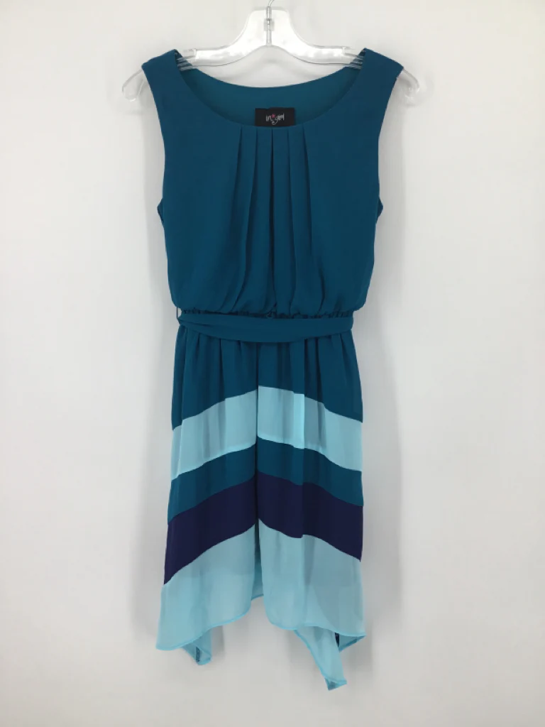 i.n. girl Child Size 8 Teal Dress - girls