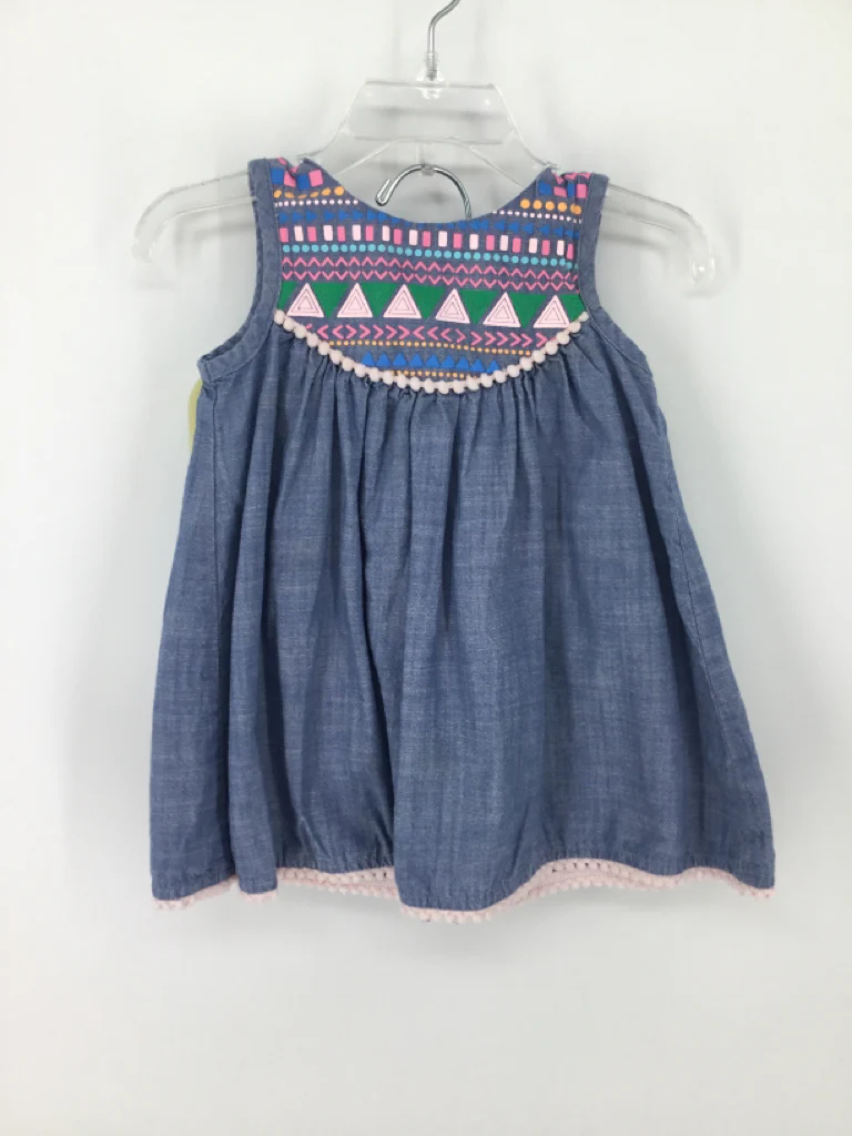 Iris & Ivy Child Size 12 Months Blue Dress - girls
