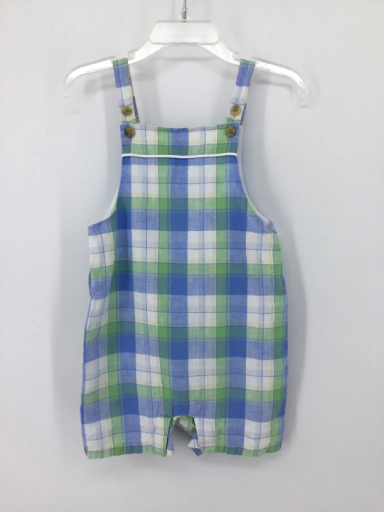Janie and Jack Child Size 18-24 Months Blue Plaid Outfit - boys
