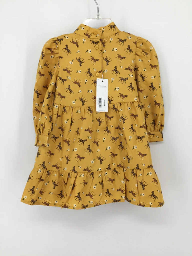 Janie and Jack Child Size 18-24 Months Yellow Dress - girls - Image 3