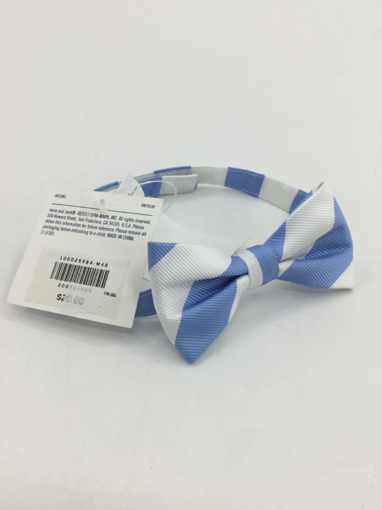 Janie and Jack Child Size 2 Toddler Blue Stripe Tie/Bowtie