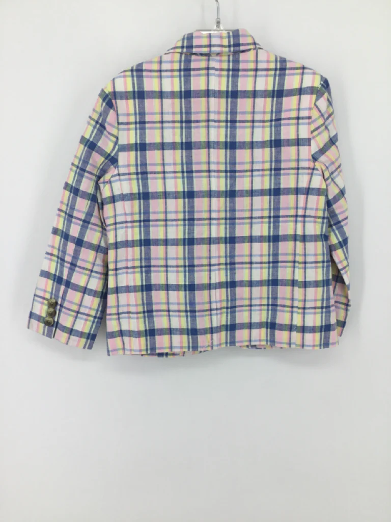 Janie and Jack Child Size 4 Multi-Color Plaid Blazer - boys - Image 3