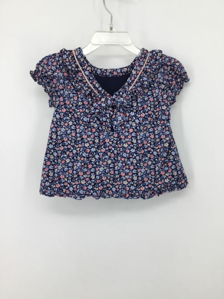 Janie and Jack Child Size 6-12 Months Navy Shirt - girls - Image 2