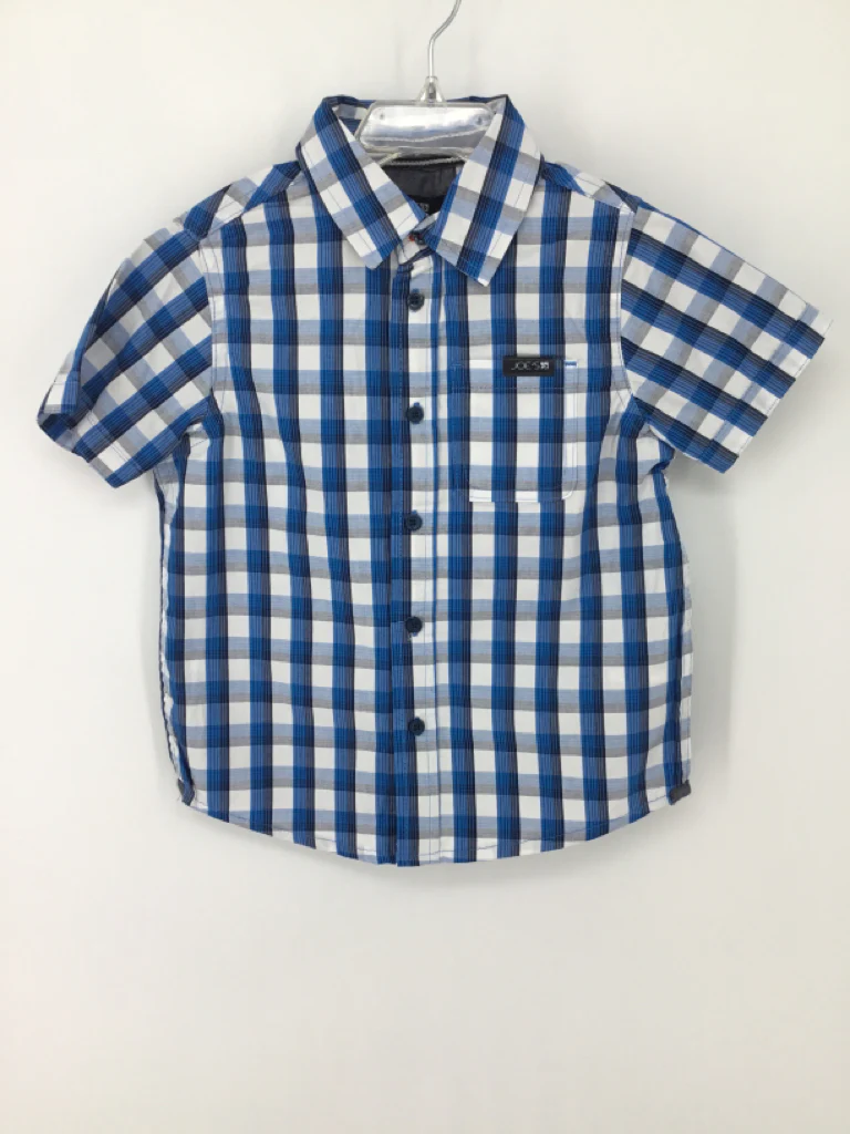 Joe's Child Size 4 Blue Plaid Shirt - boys
