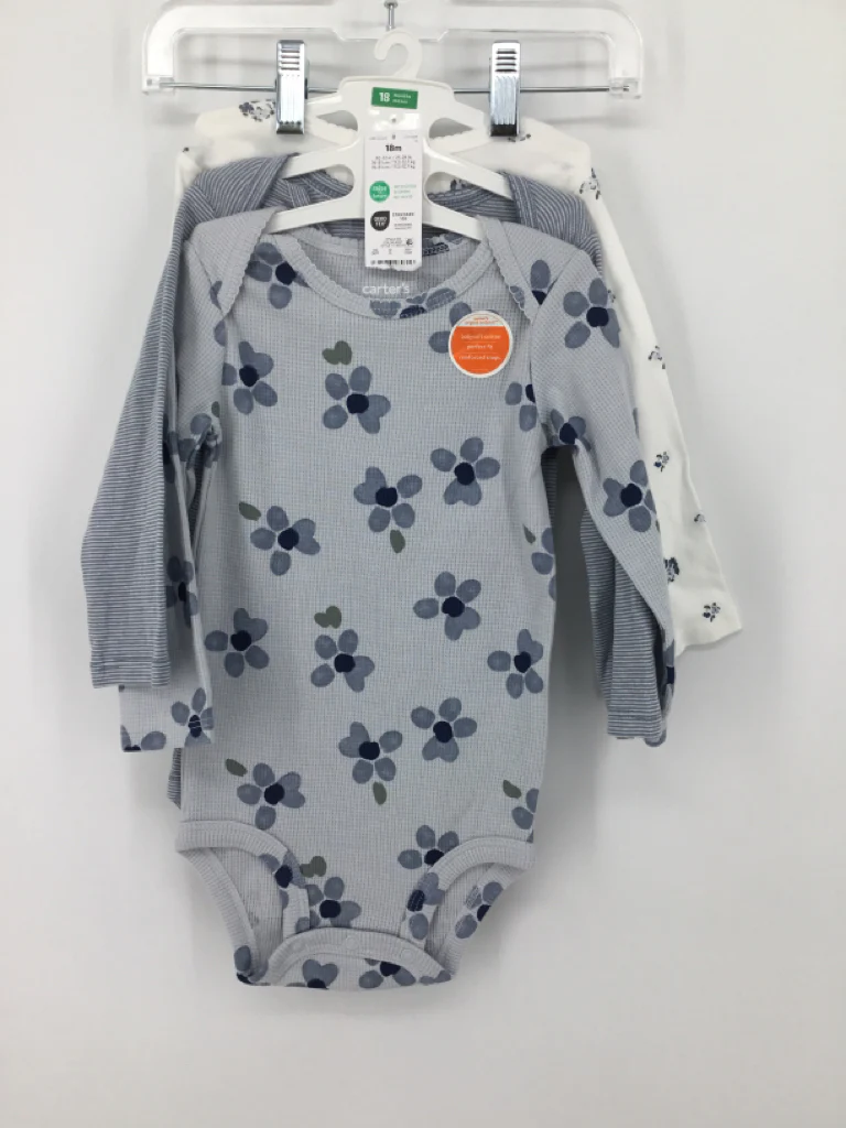 Just One You Made by Carters Child Size 18 Months Blue Onesie