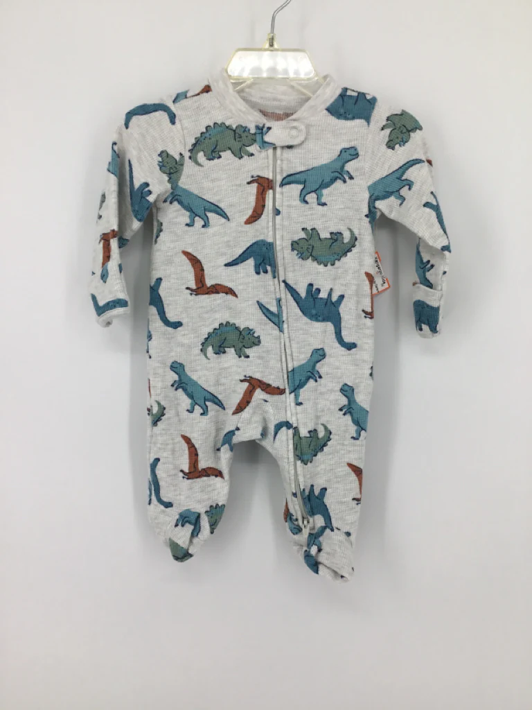 Just One You Made by Carters Child Size 3 Months Gray Sleepers