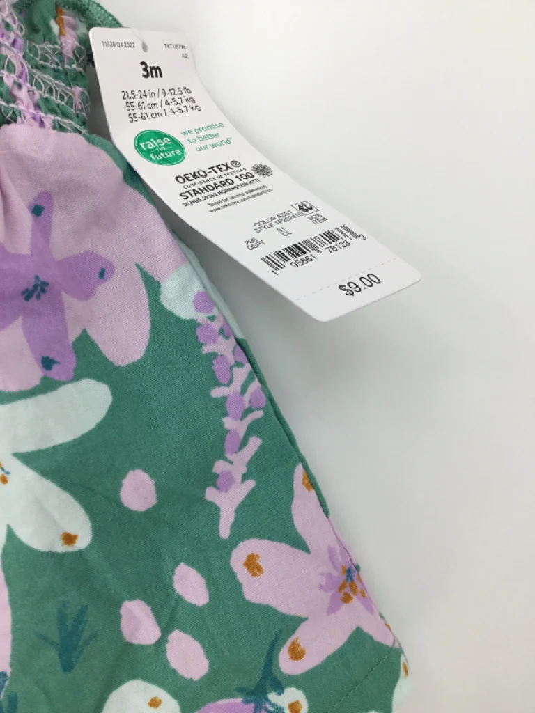Just One You Made by Carters Child Size 3 Months Green Outfit - girls - Image 2