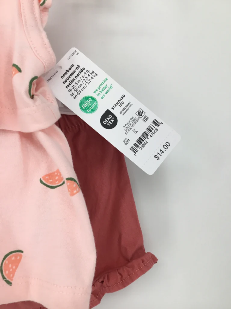 Just One You Made by Carters Child Size Newborn Pink Outfit - girls - Image 2