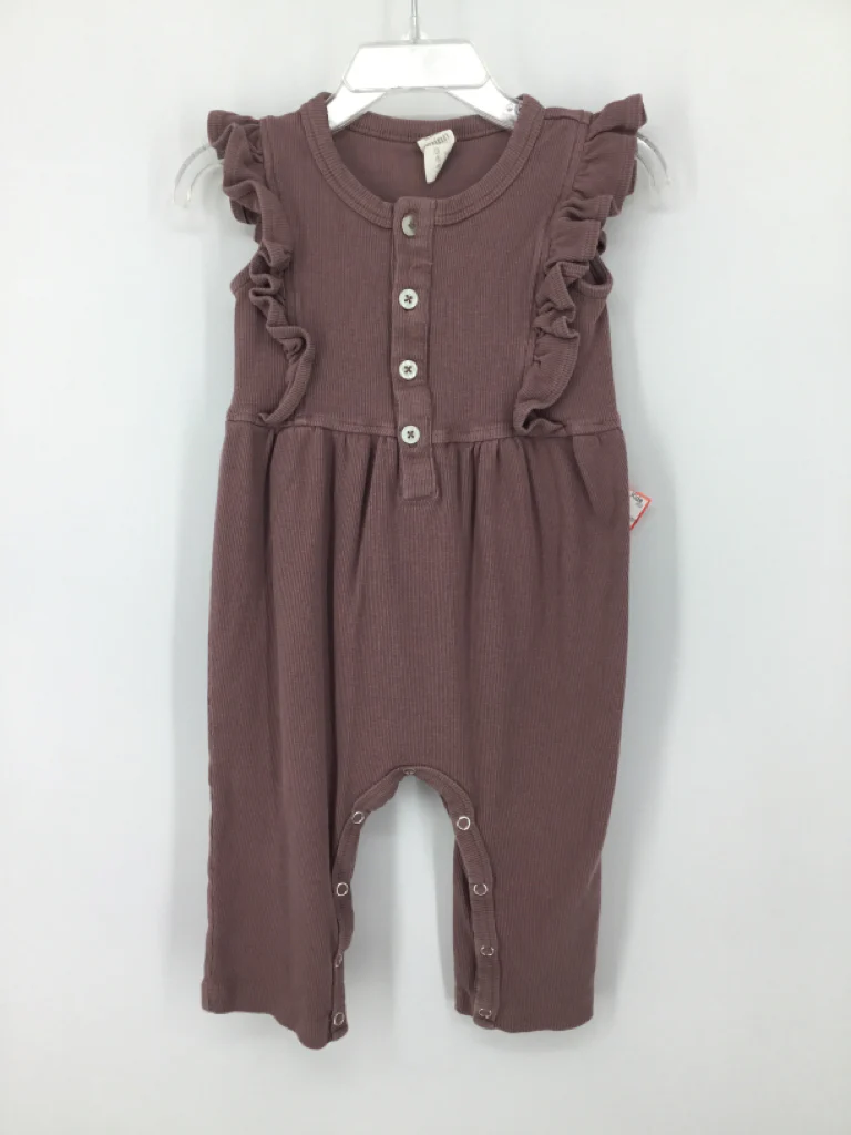 Kate Quinn Organics Child Size 12-18 Months Purple Outfit - girls