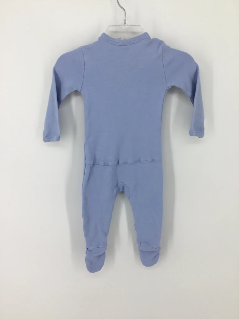Kate Quinn Organics Child Size 3-6 Months Blue Sleepers - Image 2