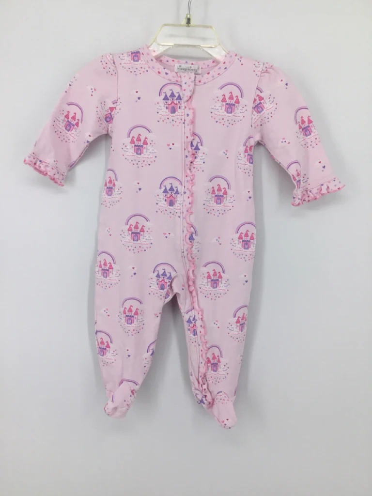 Kissy Kissy Child Size 3-6 Months Pink Sleepers