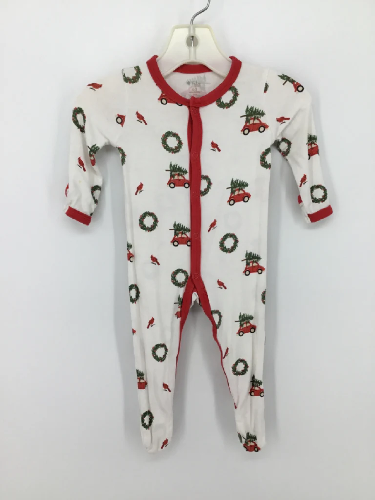 Kyte Child Size 0-3 Months White Christmas Sleeper