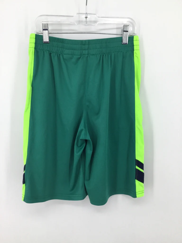 Lands' End Child Size 10 Green Solid Shorts - boys - Image 2