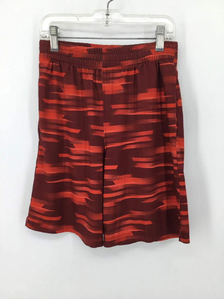 Lands' End Child Size 10 Red Print Shorts - boys