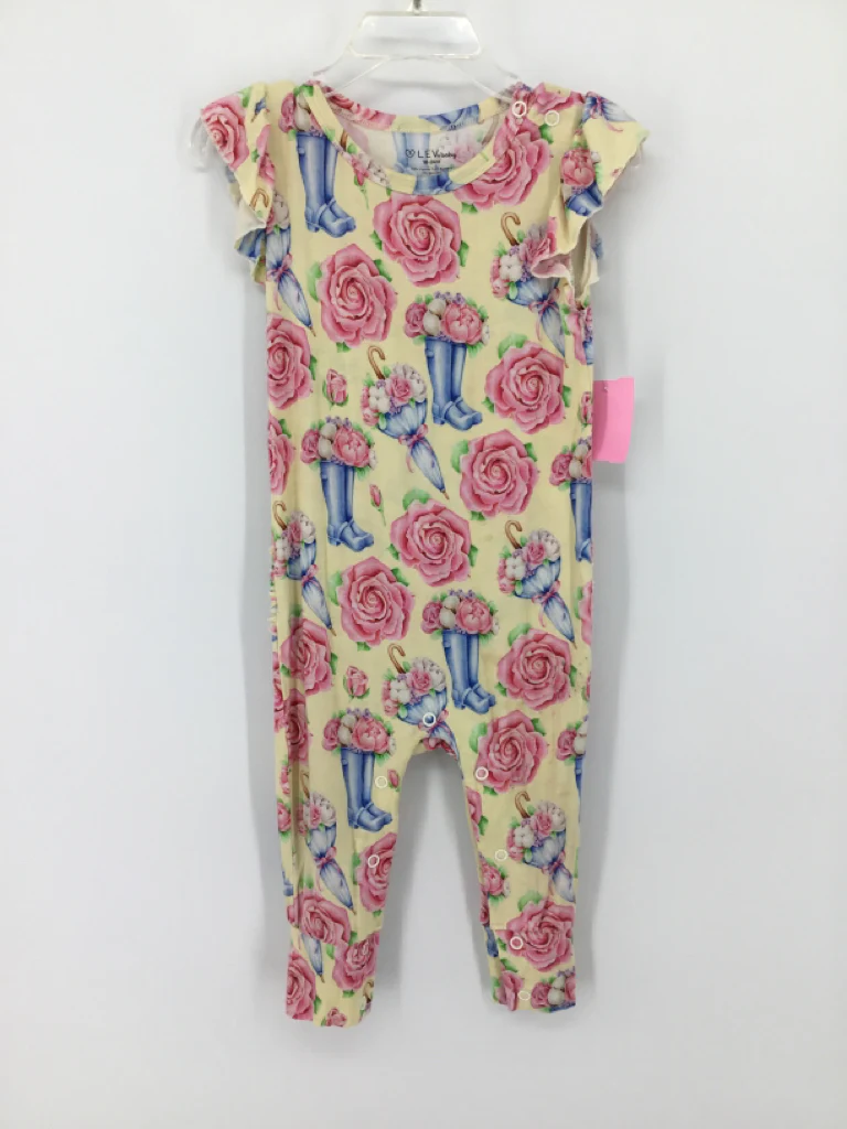 Lev Baby Child Size 18-24 Months Yellow Outfit - girls