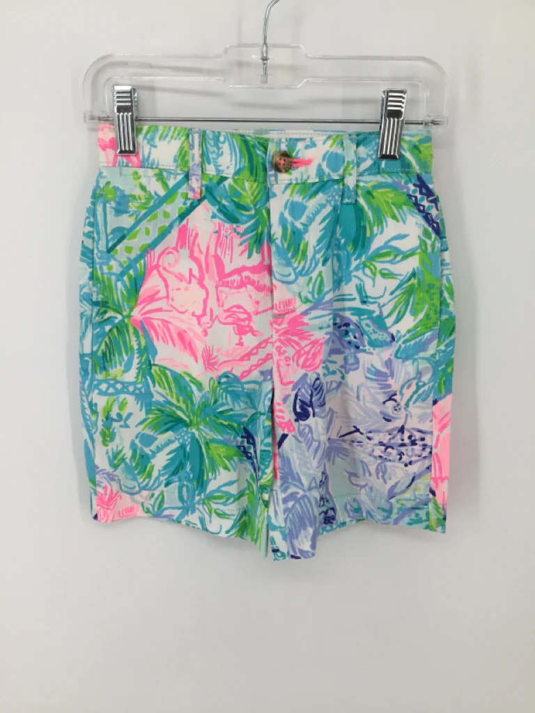 Lilly Pulitzer Child Size 2 Blue Print Shorts - boys