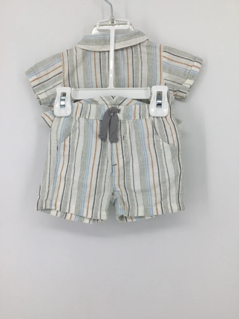 Little Lad Child Size 0-3 Months Multi-Color Stripe Outfit - boys - Image 2