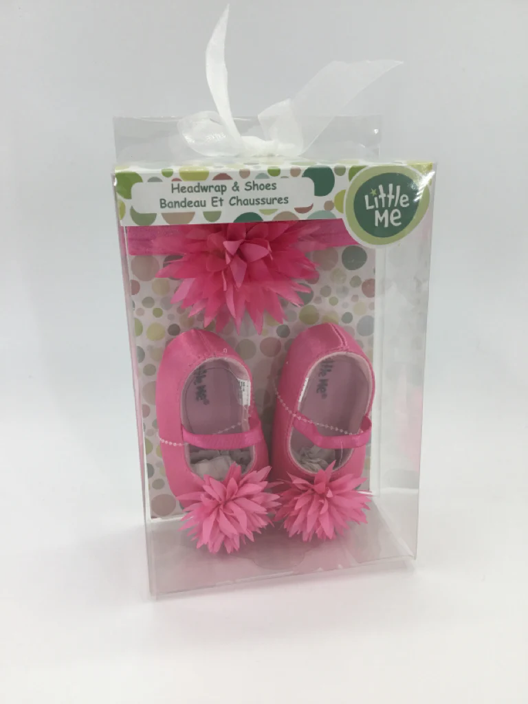 Little Me Child Size 3 Toddler Pink Dress Shoes