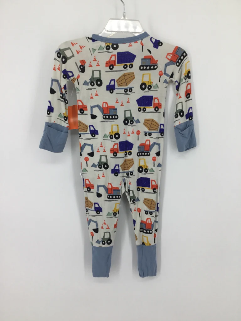 Little Sleepies Child Size 0-3 Months Blue Print Pajamas - boys - Image 2