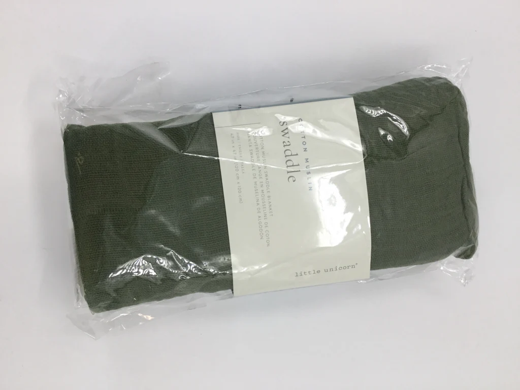 Little Unicorn Green Solid Blanket
