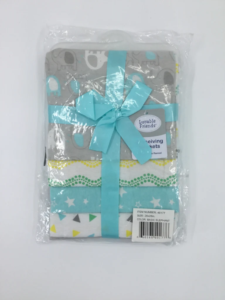 Luvable Friends Receiving Blankets - 4 pcs - New in Package