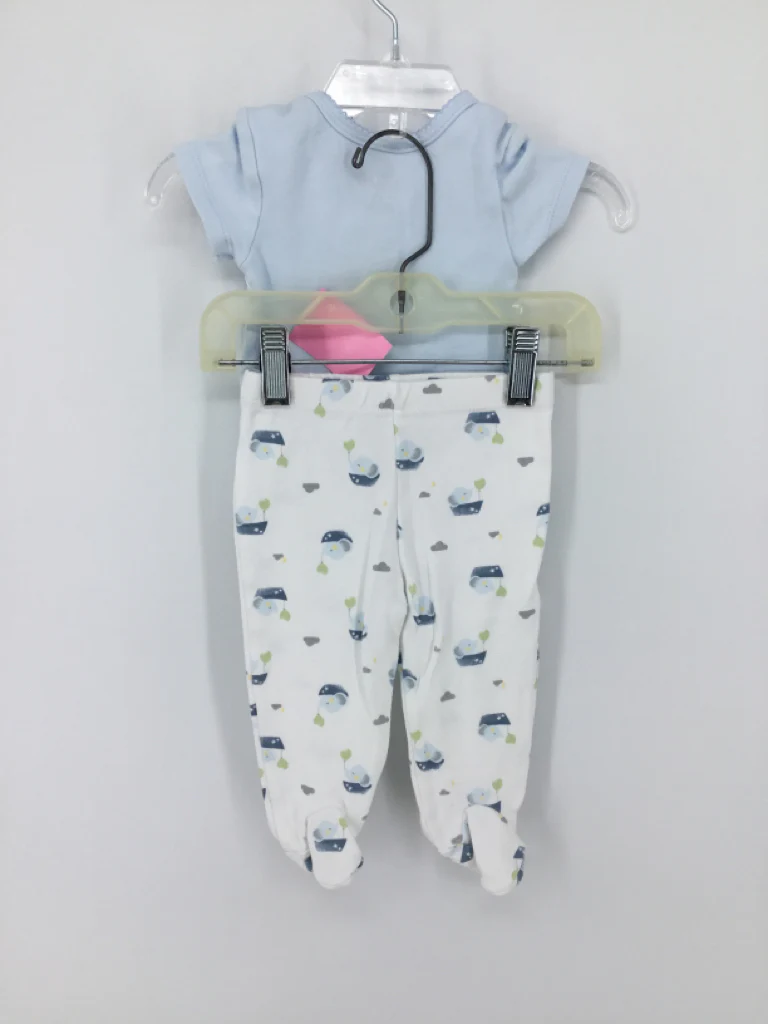 Luxe Threads Child Size 0-3 Months Blue Embroidered Outfit - boys - Image 2