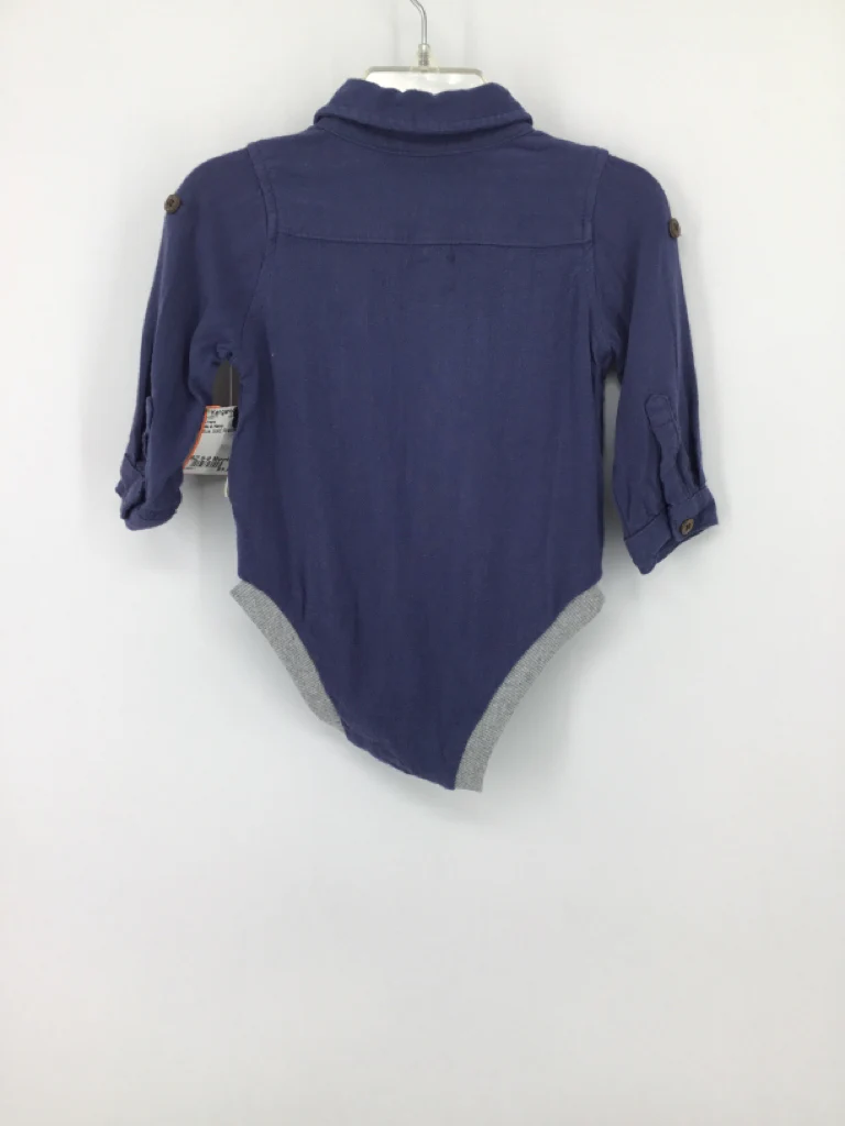 Me & Henry Child Size 6-9 Months Blue Onesie - Image 2