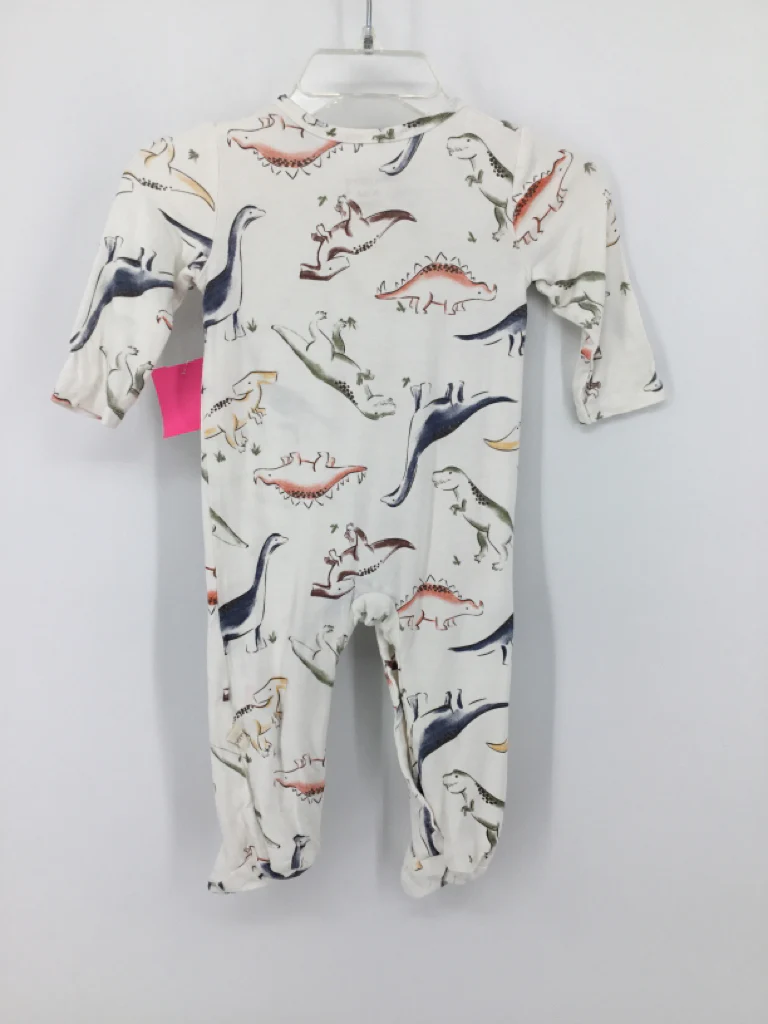 Milkberry Child Size 0-3 Months White Dinosaur Outfit - boys - Image 2